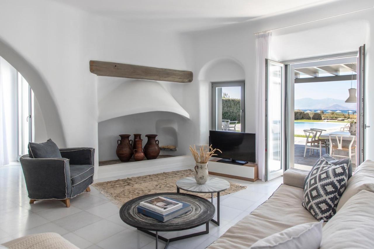 Aqua Breeze Villas On The Beach Plaka  Exterior photo