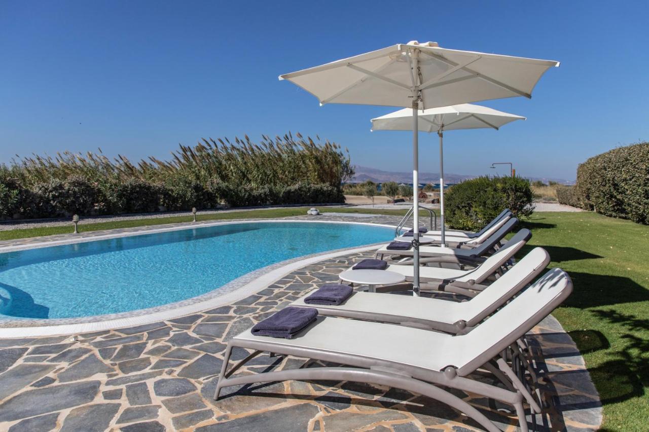 Aqua Breeze Villas On The Beach Plaka  Exterior photo